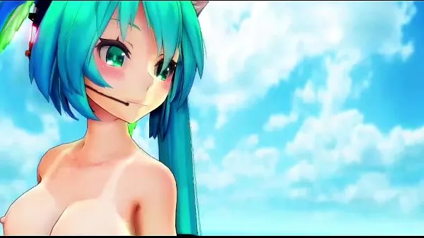 Новый Miku добавляет сексуальный танец обнаженного ММДсвежий тюбик