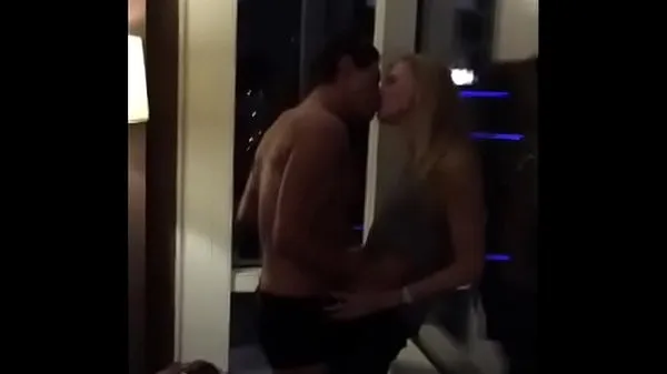 Blonde wife shared in a hotel room أنبوب جديد جديد