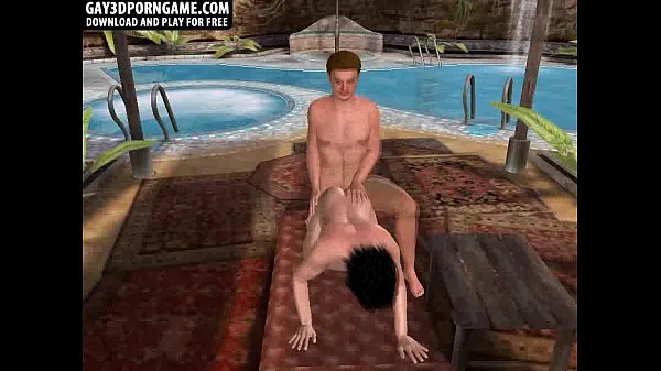 Uusi Horny 3D cartoon hunk gets fucked hard outdoors tuore putki