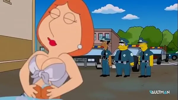Új Sexy Carwash Scene - Lois Griffin / Marge Simpsons friss cső