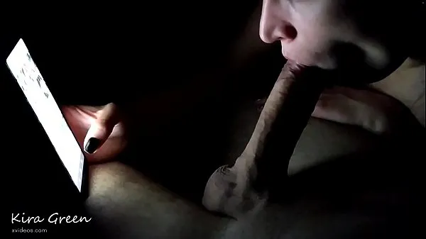 New hot Wife Sucks Husband's Cock While Scrolling Instagram - Amateur homegirl, hot young girl loves to suck big dick and get cum in mouth Homevideo Passionate gladly Blowjob fresh Tube