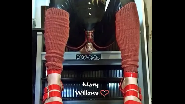 Νέος Mary Willows sissygasm teaser in chastity φρέσκος σωλήνας