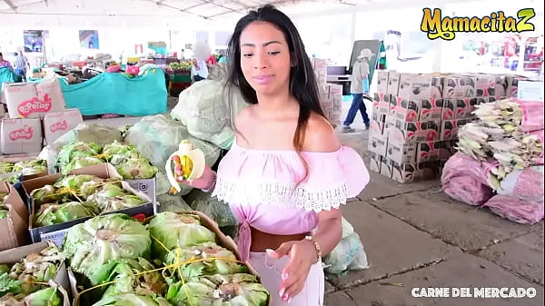 Nuevo CARNE DEL MERCADO (Yamile Duran, Alex Moreno) Puta latina de tetas grandes recogida para follar una gran polla negra tubo nuevo