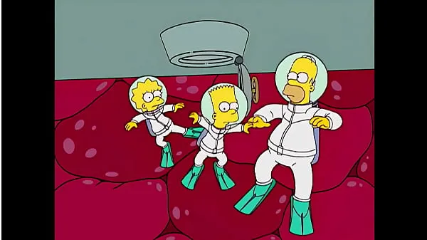 Novo Homer e Marge tendo sexo subaquático (feito por Sfan) (nova introdução tubo novo