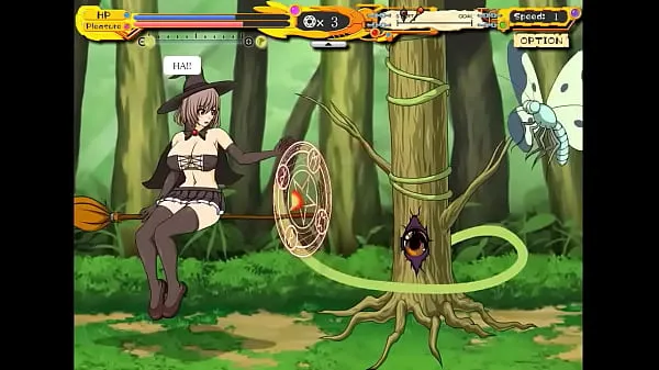 新的 在女巫 gl 新無盡 ryona 遊戲視頻中與森林中的妖精男人發生性關係的漂亮女巫 新鲜的 管