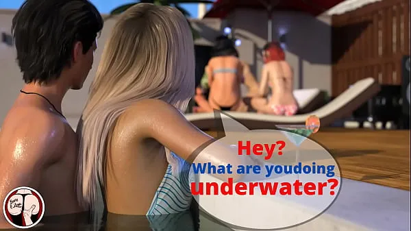 Új Blonde with perfect tits dove underwater to swallow cum (Become a Rockstar - Emma 2 friss cső