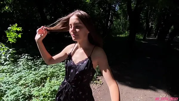 Ny Walk In The Woods With Lush Ended With Cuming On Her Face And Hair fresh tube