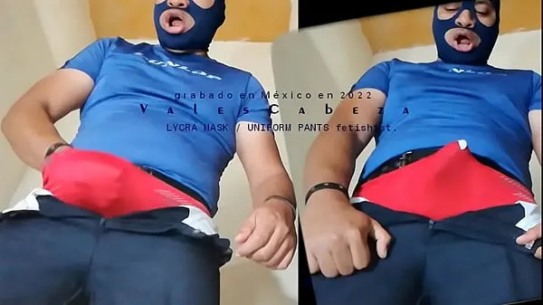 Новый VCab449 R E D S P A N D E X / U N I F O M p a n t s C U M T H R O U G H T S P A N D E Xсвежий тюбик
