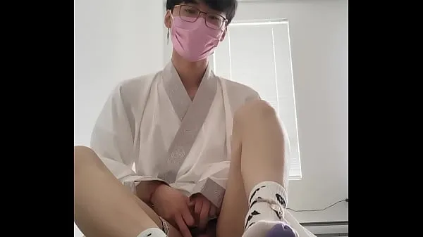 Novo meias asiáticas fofas hanfu femboy twink provocam você e uma carga enorme de roupas chinesas tradicionais tubo novo