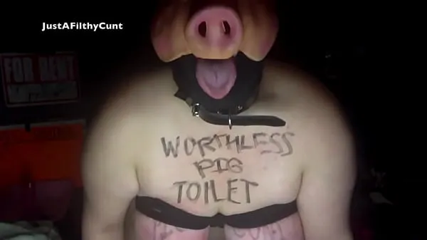 新的 Fuckpig JustAFilthyCunt gags fucks and humiliates itself with multiple dildos on cam 新鲜的 管