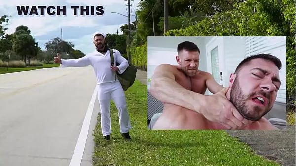 GAYWIRE - Bruce Beckham Fucks The Hitchhiking Sailor Derek Bolt أنبوب جديد جديد