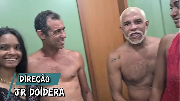 Новый Суруба молодых со стариками в мотеле в Рио-де-Жанейро - Лео Огро - Жасмин Сантанна - Миллена Риоссвежий тюбик