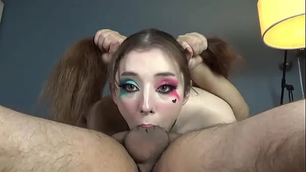 नई Harley Quinn Gets Held Down by her Pigtails During Sloppy Hardcore 69 Blowjob & Deepthroat Cumshot ताज़ा ट्यूब