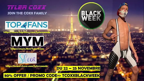 Tyler Coxx - Offre Du Black Friday Sur Mes Platform MYM / SHEER / TOP4FANS - Solo, Baise Dur, Fleshlight, Domination Ống mới