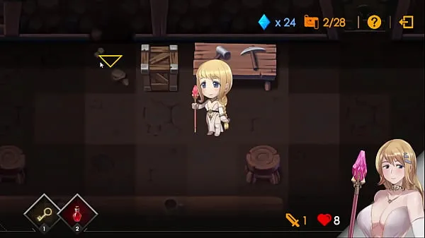 New HGame-Escape Dungeon-1~Hanging around in the dungeon for too long triggers an easter egg plot,Fucked by an Orc and a Ratman Threesome fresh Tube