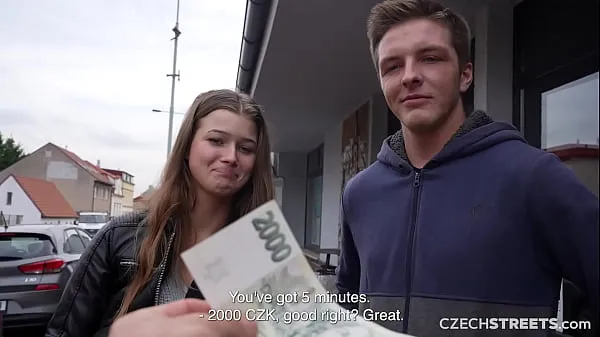 Uusi CzechStreets - He allowed his girlfriend to cheat on him tuore putki
