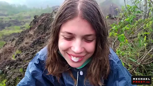 New The Riskiest Public Blowjob In The World On Top Of An Active Bali Volcano - POV fresh Tube
