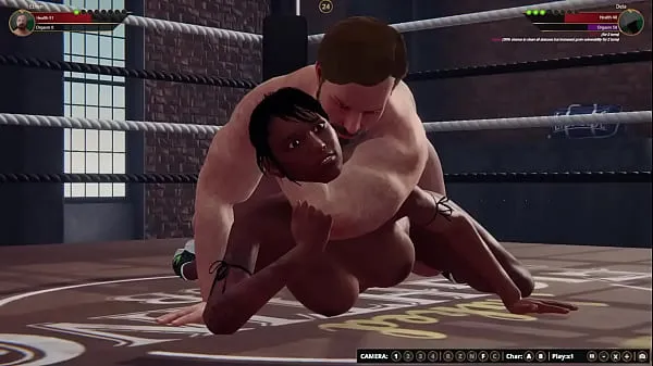 ใหม่ Ethan vs Dela (Naked Fighter 3D Tube ใหม่