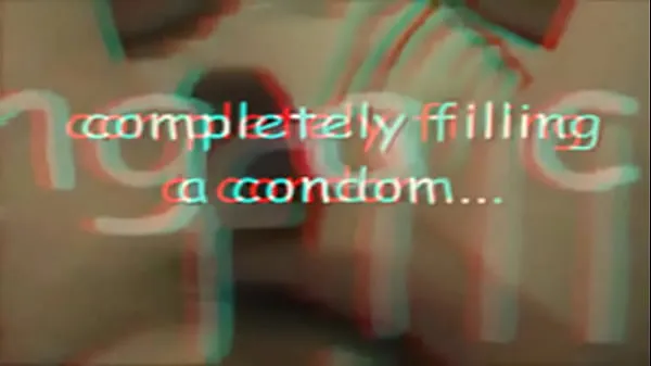 cum filled condom - completely (from sodomie 480P 600K 46273561 - aspect ratio improved & transformed anaglyph pseudo-3D) Red and blue glasses are required for the (pseudo) 3D experience Ống mới