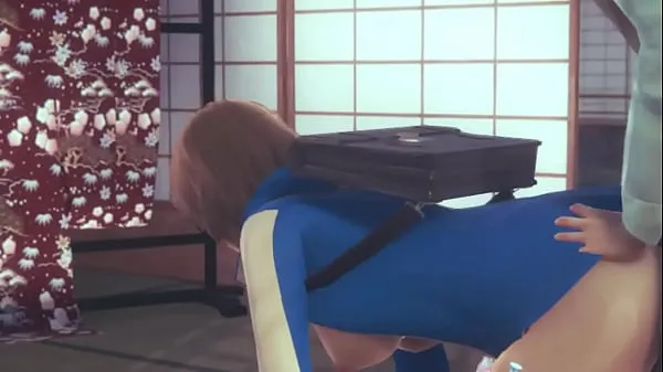 新的 Doa 女士 cosplay 在日本房子無盡遊戲中與男人發生性關係 新鲜的 管