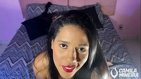 Nuevo Dame semen en mi boca mi cabrón, (Follándote en el ángulo POV tubo nuevo