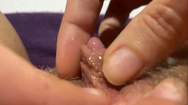 Ny huge clit jerking orgasm extreme closeup fresh tube