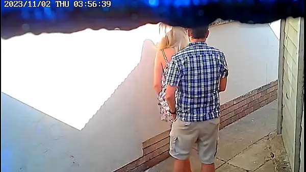 Daring couple caught fucking in public on cctv camera أنبوب جديد جديد