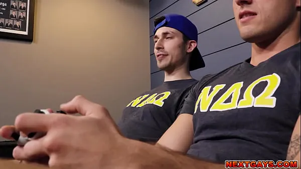 New New additions to the fraternity Kane Fox and Ryder Owens play with their big cocks and ends up fucking each other fresh Tube