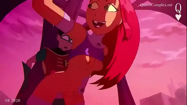 Nová Teen Titans Starfire Hentai čerstvá trubica